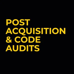 Post acquisition & code audits